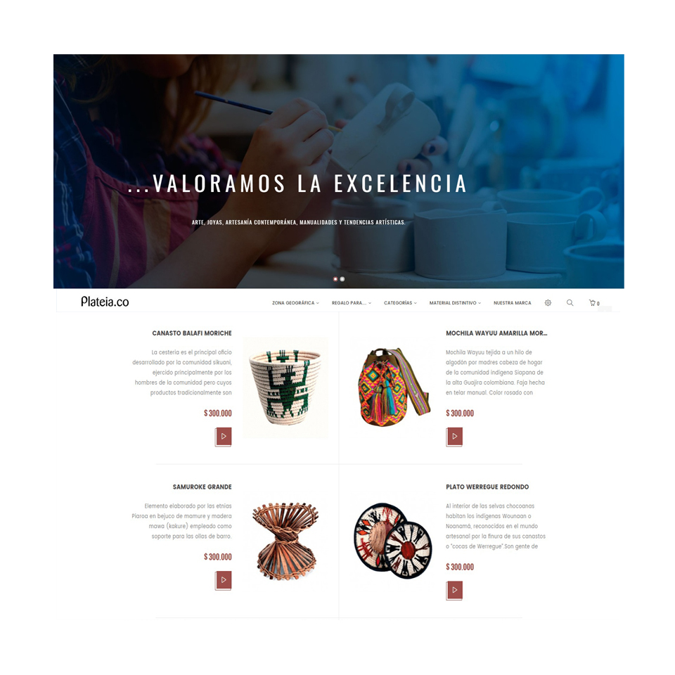 plateia.co - tienda online de artesanias